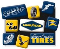 Nostalgic-Art Goodyear Super Fashion Tires Magneet Set