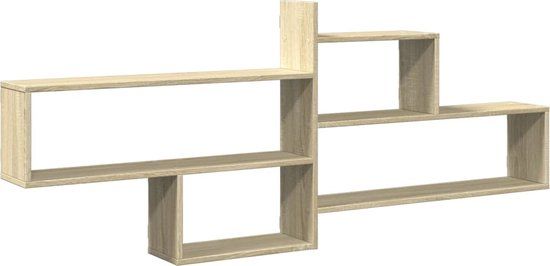 vidaXL Wandschap 167,5x18x68 cm Sonoma eikenhout