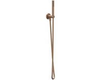 IVY Glijstangset met Handdouche Rond Satin Spray - Doucheslang 150 cm - Geborsteld Mat Koper PVD