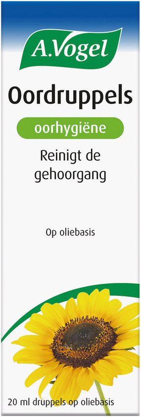 A.Vogel Oordruppels oorsmeer druppels - Reinigt de gehoorgang - 20 ml