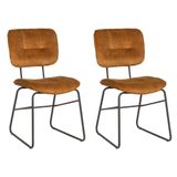 VidaXL LABEL51 Tafelblad Halve Cirkel Tafelblad - 1407 - Bruin - Stof - 220 cm - Halve Cirkel