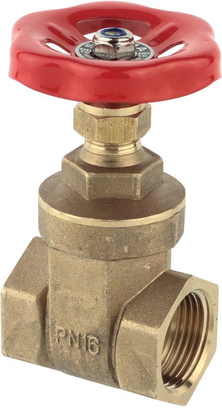 KIRCHHOFF Messing Mofschuiver - 3/4"BI - PN16
