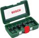 Bosch set de 6 pièces en carbure de fraisage