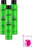 Got2B Shampooing sec Extra Fresh - 200 ml - 3 Pièces