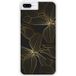 Apple Bedrukt siliconen hoesje compatibel met iPhone 6 Plus, Apple iPhone 6S Plus Golden flowers