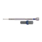 Bergeon schroevendraaier 30080- met stalen blad, voor horlogemakers, met reservebladen