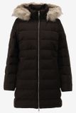 Tommy Hilfiger Mw Down Slim Coat Dark Coffee