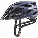 uvex i-vo cc MIPS - lichte allround helm voor dames en heren - MIPS-systeem - uitbreidbaar met LED-verlichting - midnight-silver matt -52-57 cm