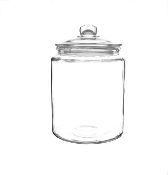 Olympia Biscotti Pot XL - 6.2 liter - Ø 20 cm - Glass Lid - Dishwasher Safe