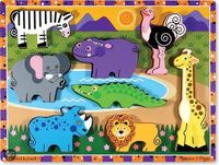 Melissa & Doug Safari Chunky Puzzel