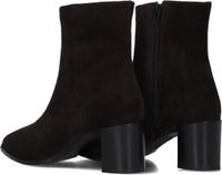 Notre-V 35239 Enkellaarsjes - Enkelboots met rits - Dames - Bruin - Maat 43