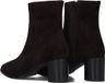 Notre-V 35239 Enkellaarsjes - Enkelboots met rits - Dames - Bruin - Maat 43