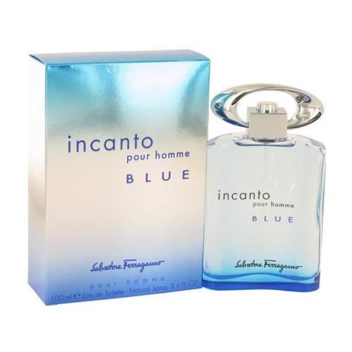 Salvatore Ferragamo Eau De Toilette Incanto Blue 100 ml - Voor Mannen