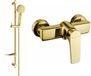 Mexen Lynx DF40 robinet de douche avec kit de douche, or