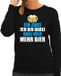 Bellatio Decorations Shoppartners Bv Apres ski trui Ein Zwei Drei Bier zwart dames - Wintersport sweater - Foute apres ski outfit/ kleding/ verkleedkleding M