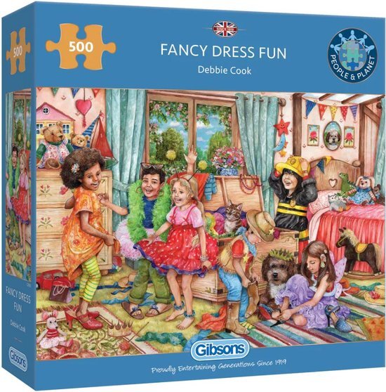 Gibsons Fancy Dress Fun Puzzel (500 stukjes)