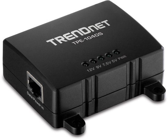 TRENDnet TPE-104GS Power over Ethernet (PoE) Gigabit splitter | 5V/9V/12V