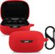 kwmobile Housse adaptée pour JBL Live Pro Plus - Coque en silicone pour écouteurs Rouge