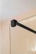 FortiFura Galeria douche - 110x200cm - glas mat - met profiel - antikalkbehandeling - veiligheidsglas - mat zwart