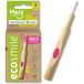 ECOSMILE Interdentale borstel van MARA ISO 0, roze, extra fijn, 8 borstels, 100% berkenhout, FSC-gecertificeerd, duurzame bosbouw, borstelharen van hernieuwbare grondstoffen