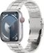 By Qubix Titanium Premium Link Bandje - Zilver - Geschikt voor Apple Watch 38mm/40mm/41mm/42mm