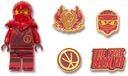 Jibbitz Ninjago Kai 5 Unités