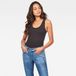 G-star Base Mouwloos T-shirt Zwart XS Vrouw