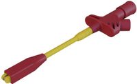 SKS Hirschmann Test & Measurement Hirschmann Test & Measurement KLEPS 2800 rt Veiligheids-krokodilklem Steekaansluiting 4 mm CAT III 1000 V Rood