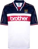 Manchester City Shirt Manchester City Heren Mcfc Fw 1998 Uit T-shirt Veelkleurig Mix - XL