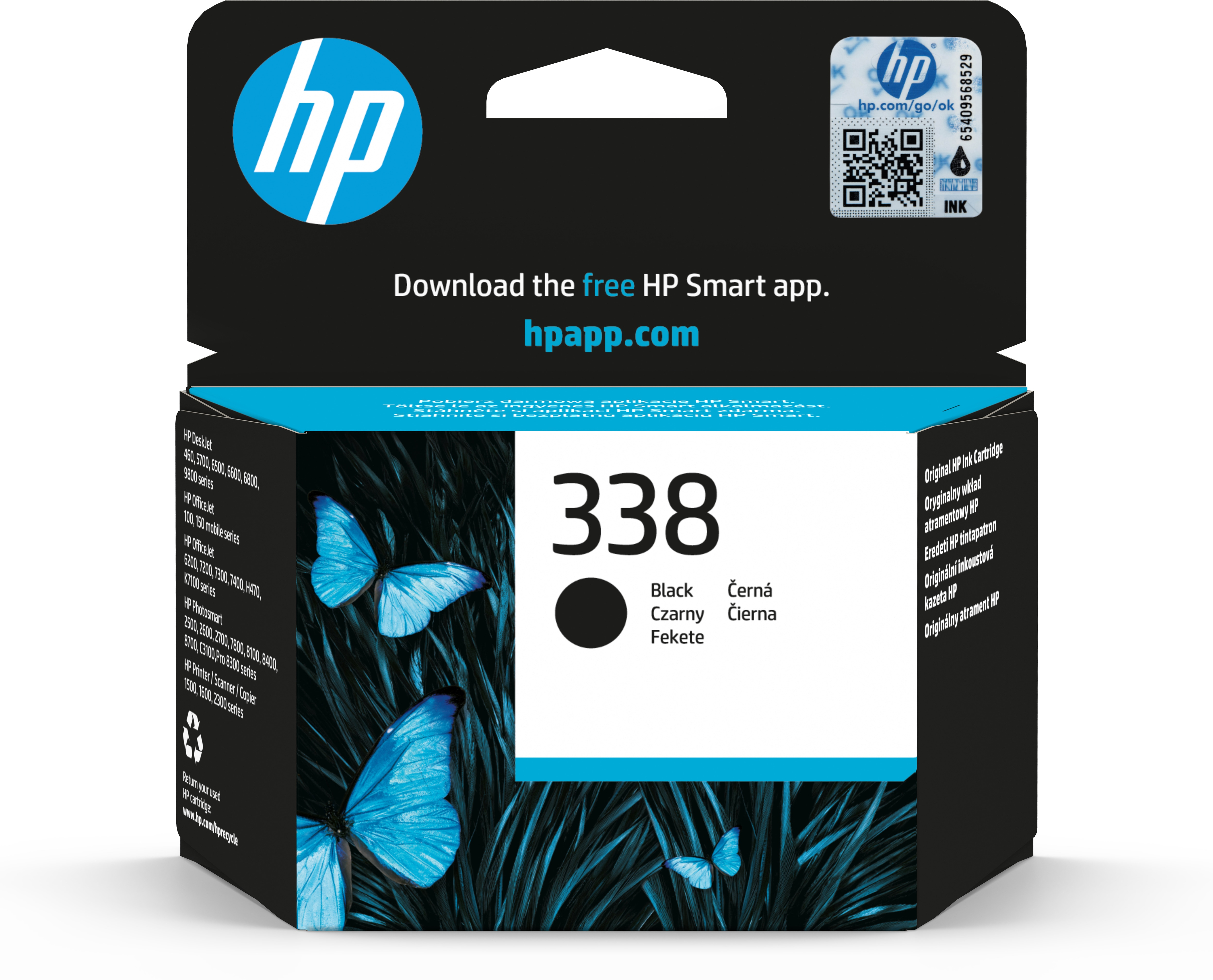 HP   338 originele zwarte inktcartridge