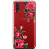 ERT GROUP mobiel telefoonhoesje voor Samsung A01 origineel en officieel erkend Babaco patroon Flowers 007 optimaal aangepast aan de vorm van de mobiele telefoon, gedeeltelijk bedrukt