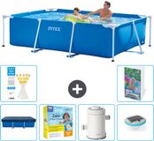Intex Rechthoekig Frame Zwembad - 260 x 160 x 65 cm - Blauw