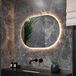 Mirlux Badkamerspiegel met LED Verlichting & Verwarming – Wandspiegel Ovaal – Anti Condens Douchespiegel - 90x60CM
