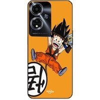 Maniacase Hoesje Oppo A59 5G dragon ball sangoku klein logo