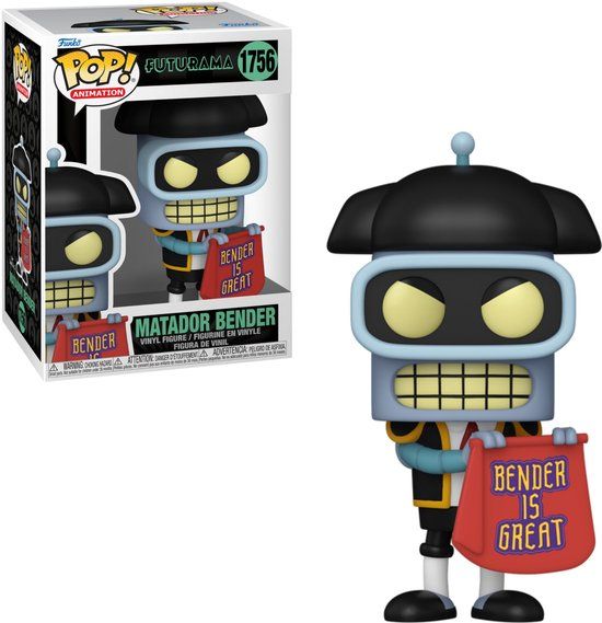 Funko POP! bender matador 1756 Futurama