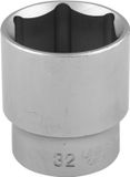 Unior Dopslagsleutel 1/2" Zeskant 32 mm