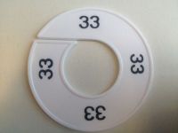 Klika Maatring 9cm wit/zwart 33