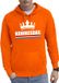 Bellatio Decorations Oranje Koningsdag Trui Hoodie Heren XL