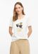 s.Oliver T-shirt Vrouwen Wit Katoen Korte Mouw Ronde Hals Printopdruk Casual