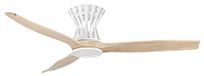 Eden pulse Ventilator, wit/beuken, 18 W, 3 bladen 132D, dimbaar, afstandsbediening, timer, 28 x 132 x 132 cm