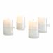 LOBERON Kaars set van 4 Braga crème