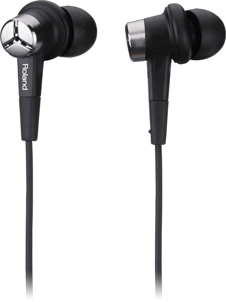 Roland CS-10EM - In-ear Headphones with Microphone - Black
