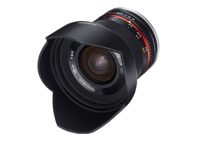 Samyang 12mm F2.0 NCS CS Ultra-Wide Lens - Fujifilm X Mount - Black