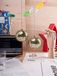 2 Xmas 2 Glas Xmas kerstballen met glitter patroon en kralen