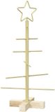 vidaXL Metalen Kerstboom met Standaard KUOPIO 60 cm Staal Goud