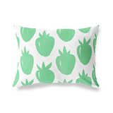BonaMaison Petrol Groen-Wit Decoratieve Kussensloop, Kussenhoezen Bank, Decoratieve Kussenhoesjes, Kussensloop; Sofa, Slaapkamer, Kantoor, Auto 45x60 Cm - Ontworpen en vervaardigd in Turkije