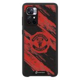 Manchester United Coque de Téléphone 3D Officielle – Design Abstrait Rouge et Noir