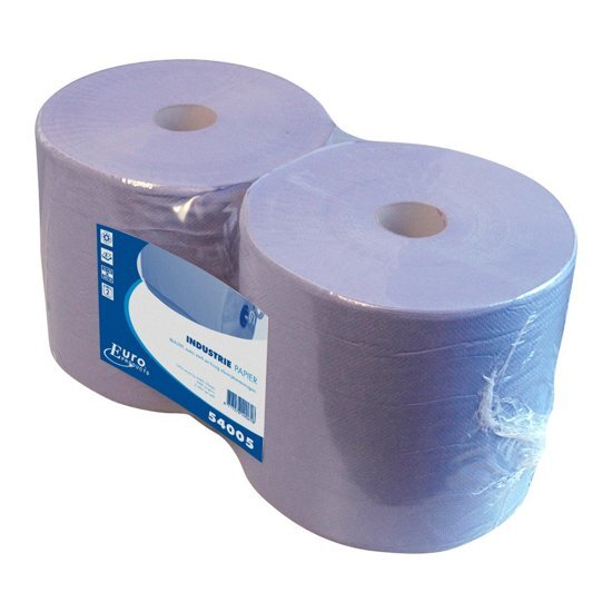 MTS Euro Products Industriepapier blauw 2-lg 2x380 meter 26cm