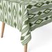 ECOMMERC3 Vlekafstotend tafelkleed voor rechthoekige tafel, afmeting 100 x 140 cm, vuilafstotend tafelkleed, extra zacht en waterdicht, groen