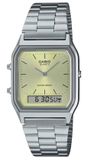 Casio Casio Collection Vintage AQ-230A-9AMQYES Horloge - Staal - Zilverkleurig - Ø 31.5 mm